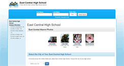 Desktop Screenshot of eastcentralhighschool.net