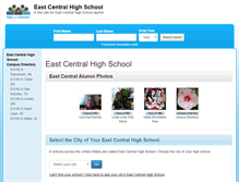 Tablet Screenshot of eastcentralhighschool.net
